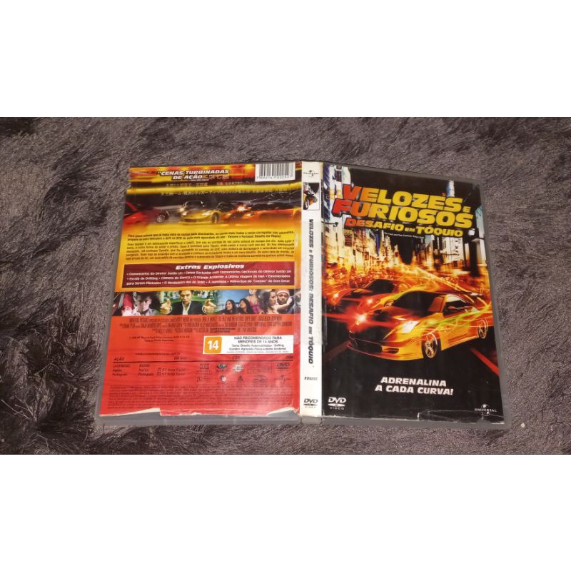 dvd Velozes e Furiosos Desafio em Tóquio Shopee Brasil