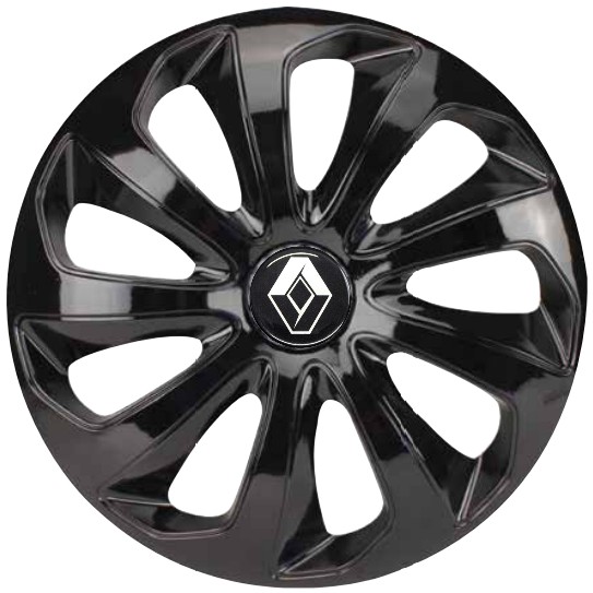 Jogo 4 Calotas Esportivas Velox Black Aro 13 Renault Clio Shopee Brasil