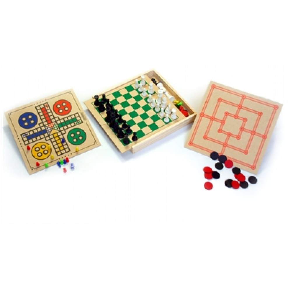 Jogo Em Xadrez Dama Trilha Ludo Shopee Brasil