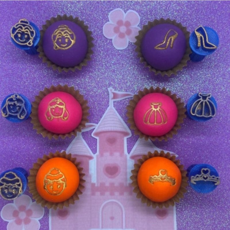 Carimbos Para Docinhos Brigadeiros Princesas Shopee Brasil