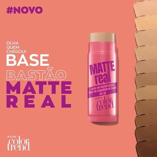 Base Em Bast O Matte Real Fps G Avon Shopee Brasil