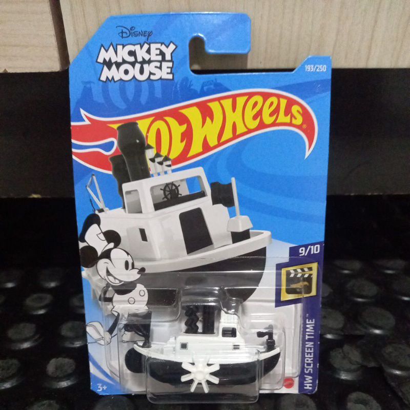 Hot Wheels Disney Steamboat Mickey Mouse Shopee Brasil