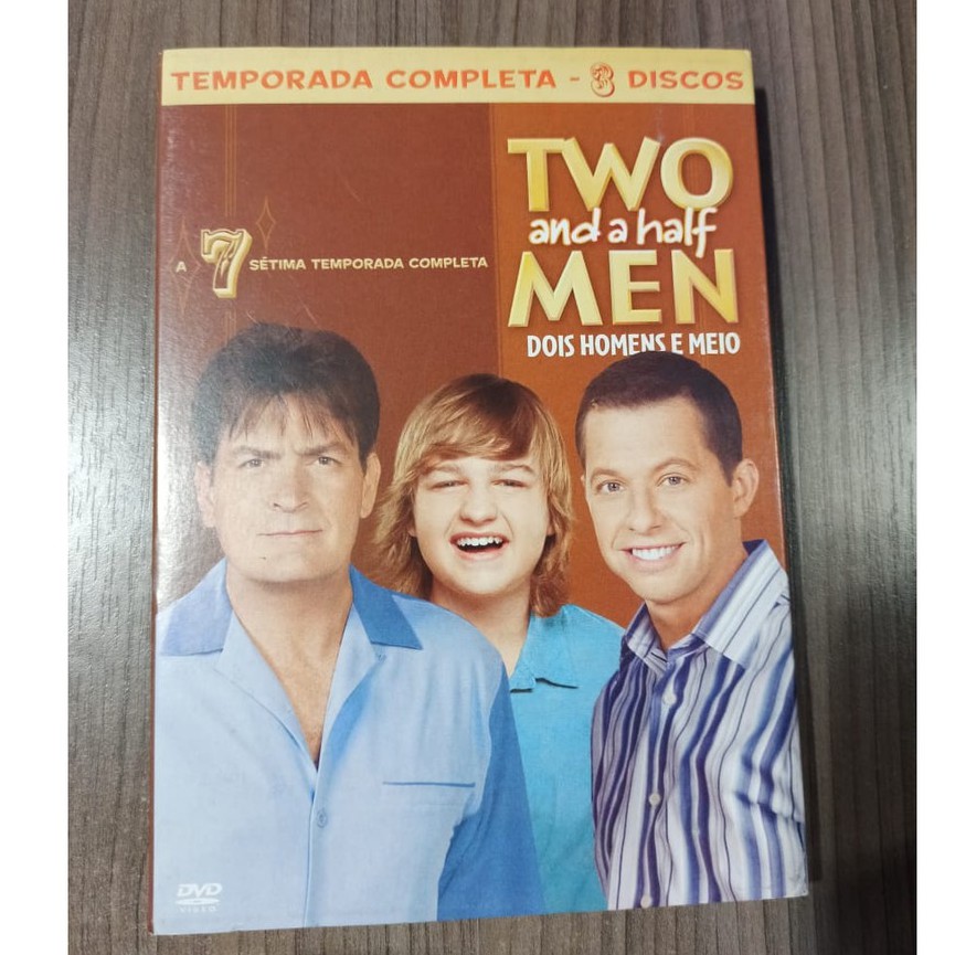 DVD Two And A Half Men Temporada 7 Completa Original Shopee Brasil