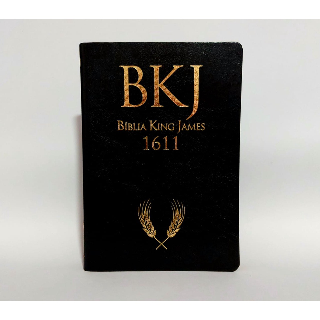 Biblia Sagrada King James 1611 Ultra Fina Gigante Preta BKJ Shopee Brasil