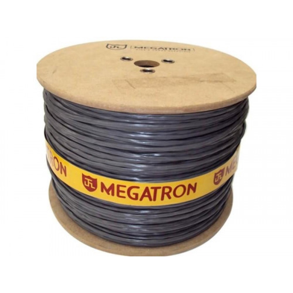 Cabo Lan 4 Pares Cat 5e Capa Dupla Externo Preto 100 Cobre 500m