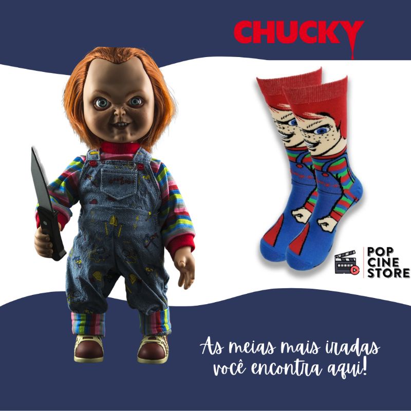 Meia De Filme De Terror Chucky Brinquedo Assassino Meias