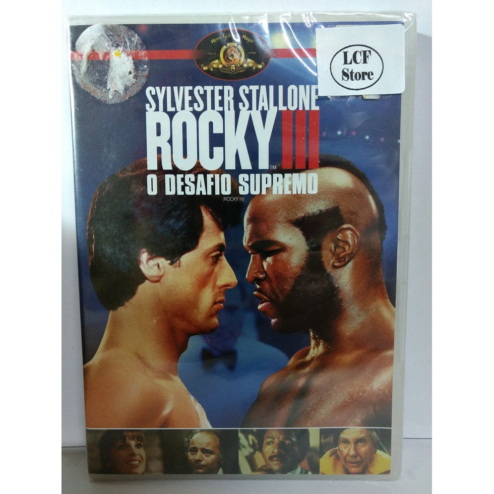 Dvd Rocky Iii O Desafio Supremo Sylvester Stallone Novo