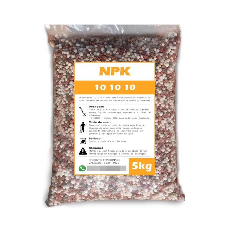 Fertilizante Npk Ou Plantas E Flores Kg Shopee