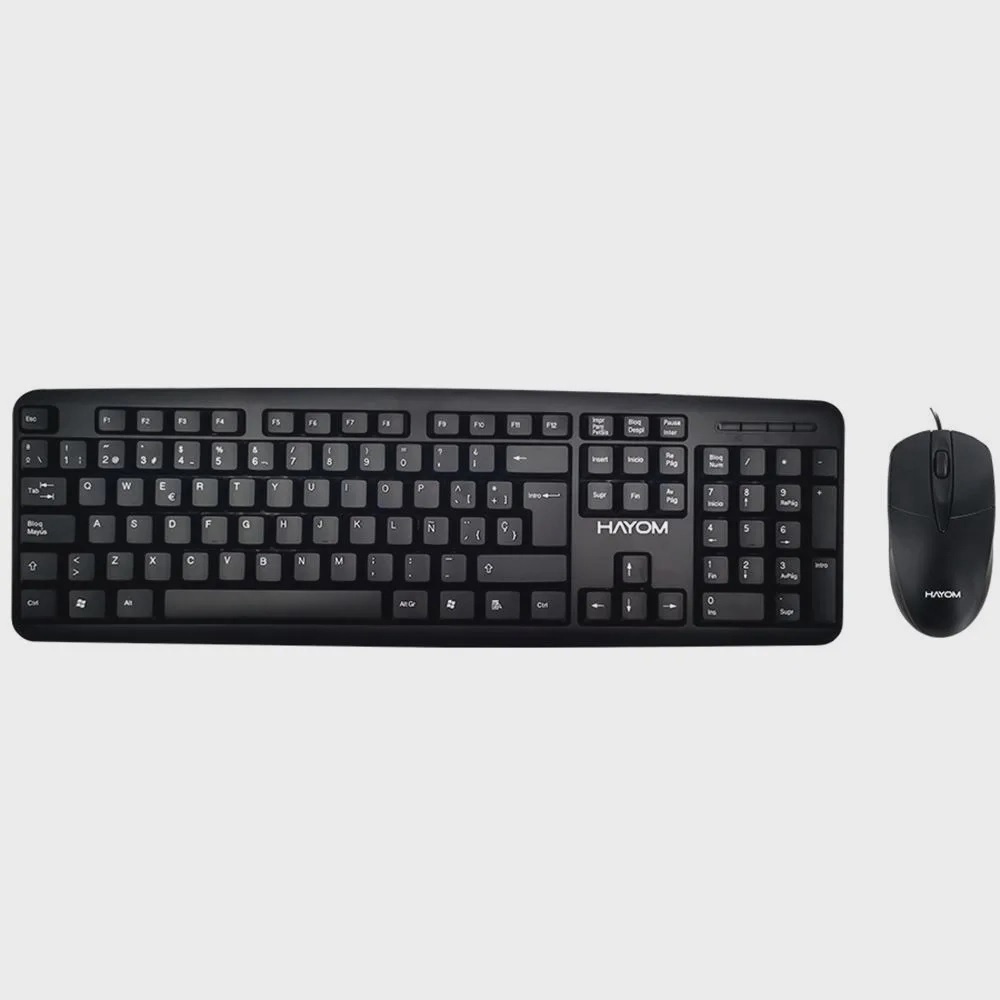 Kit Teclado E Mouse Fio Hayom Home Office Shopee Brasil