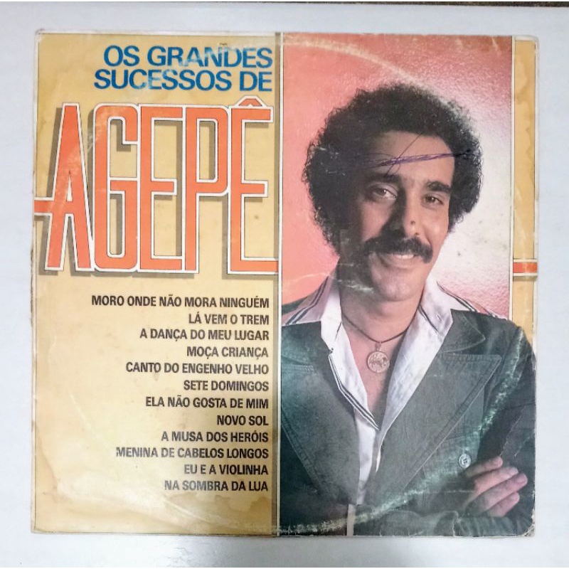 Disco Vinil Lp Agep Os Grandes Sucessos De Agep Shopee Brasil