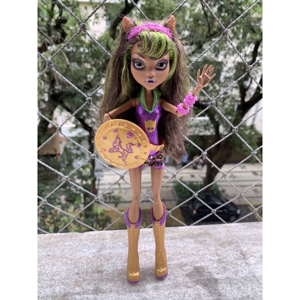 Boneca Monster High Clawdeen Wolf Power Ghouls Shopee Brasil