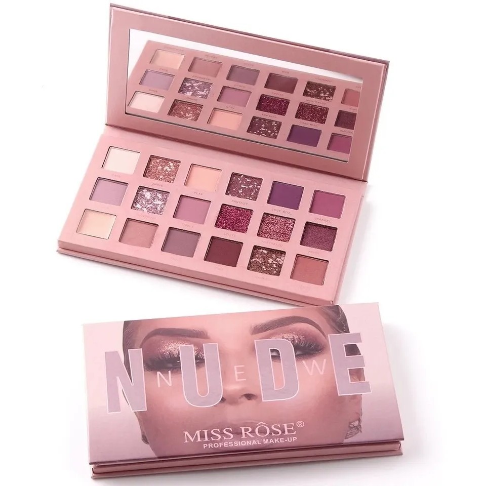 Paleta De Sombras Nude Miss Rôse Shopee Brasil