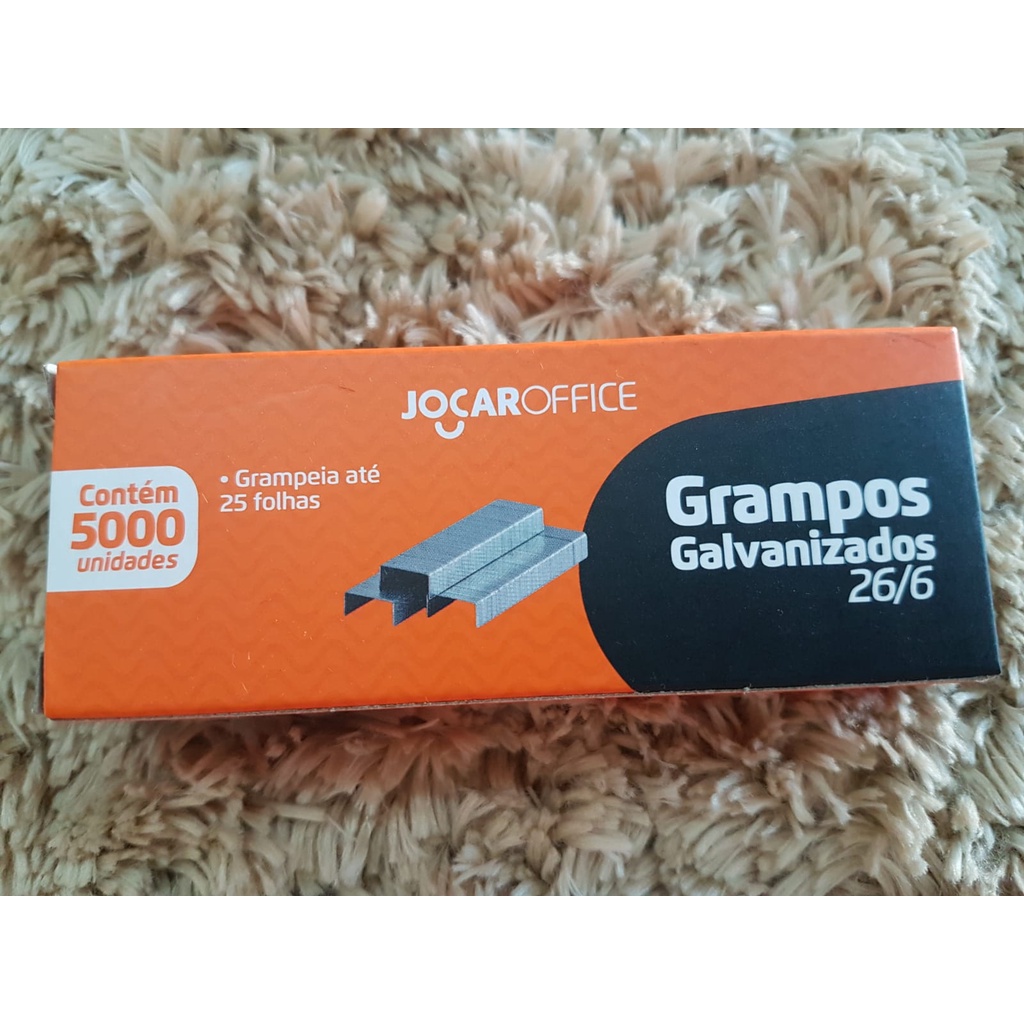 Grampos Galvanizados Jocar Office Shopee Brasil