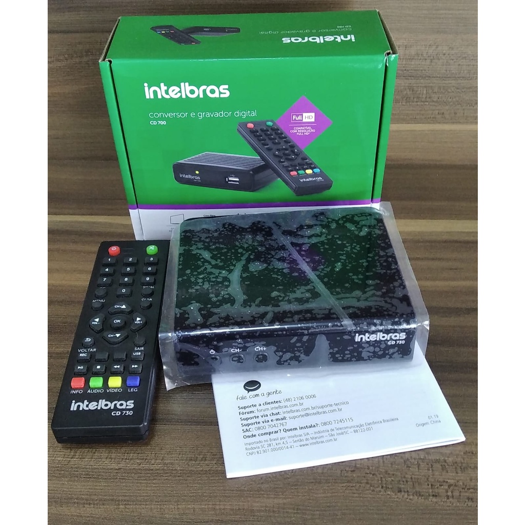 CD 700 Conversor Digital De TV Gravador Shopee Brasil