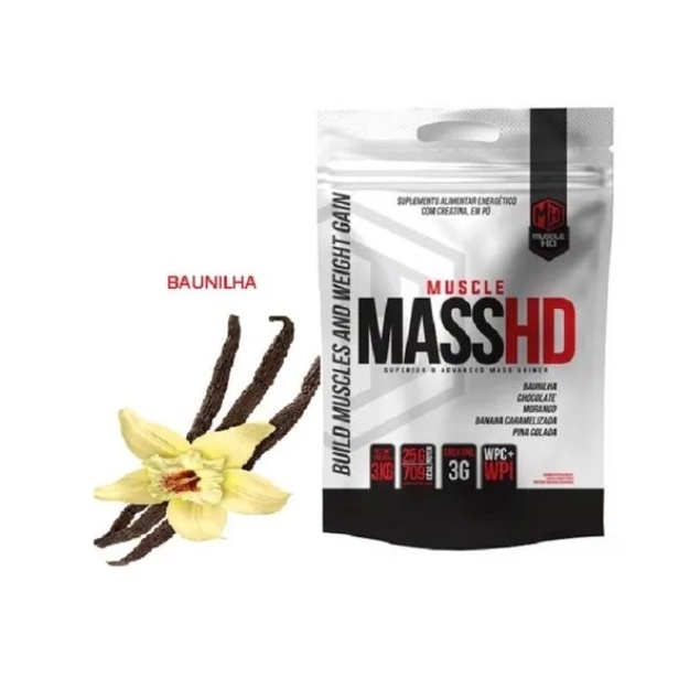 Hipercal Rico Mass Hd Baunilha Kg Muscle Hd Ganho De Massa Shopee Brasil