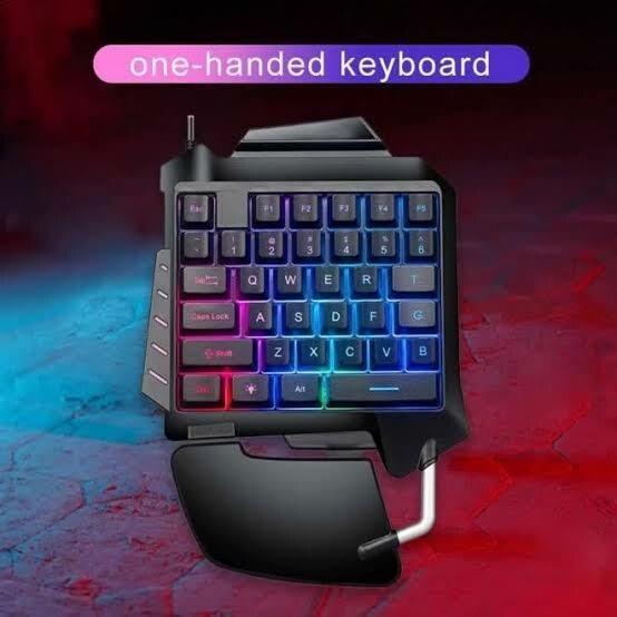 Teclado Gamer Single Hand Led Anti Ghosting Shopee Brasil