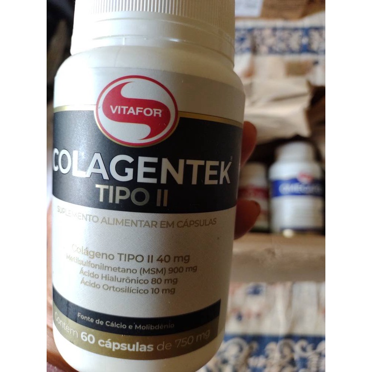 Colagentek Ii Capsulas Mg Vitafor Shopee Brasil