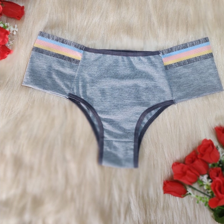 Calcinha Algod O Cotton Envio Imediato Isa Lingerie Tanga Pala Larga