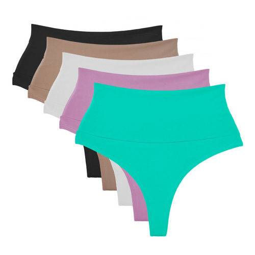 Calcinhas Modeladora Cós Alto Fio Duplo Kit Lingerie Shopee Brasil