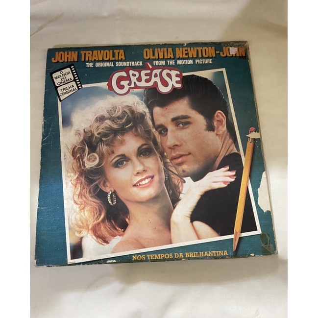 Lp Vinil Antigo Grease The Original Soundtrack From The Motion