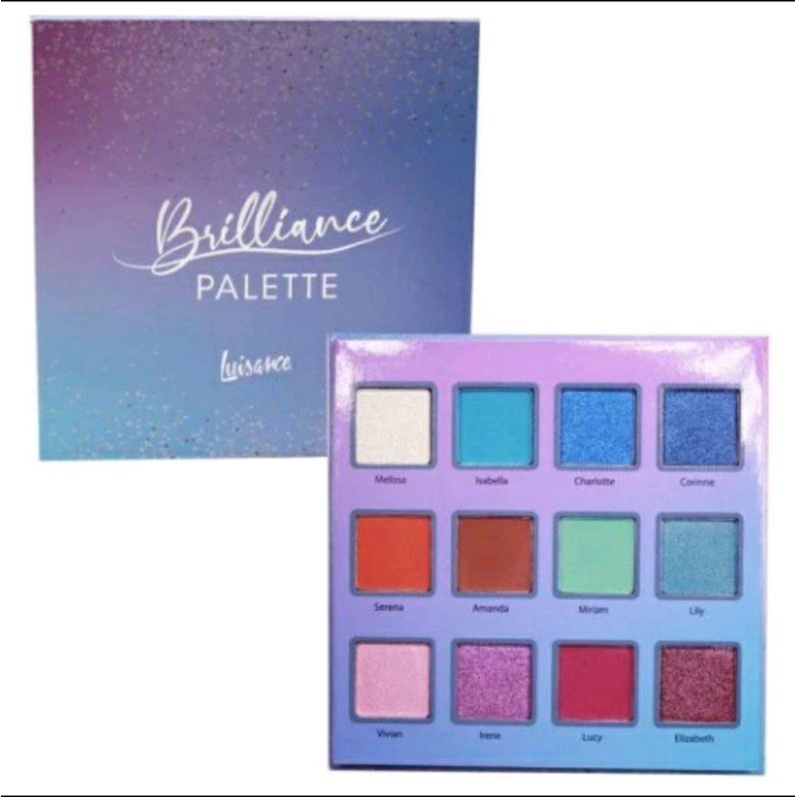 Paleta De Sombra Brill Ance Palette Luisance Shopee Brasil