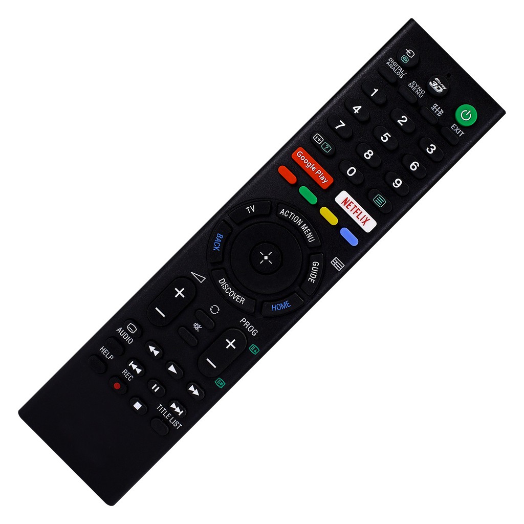 Controle Remoto Tv Led Sony Rmt Tz A Netflix E Google Play Smart