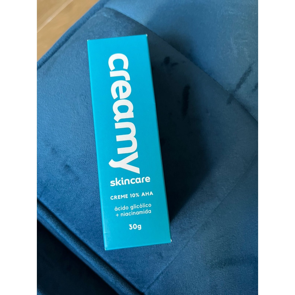 Creme ácido glicólico que hidrata e cuida da pele da Creamy