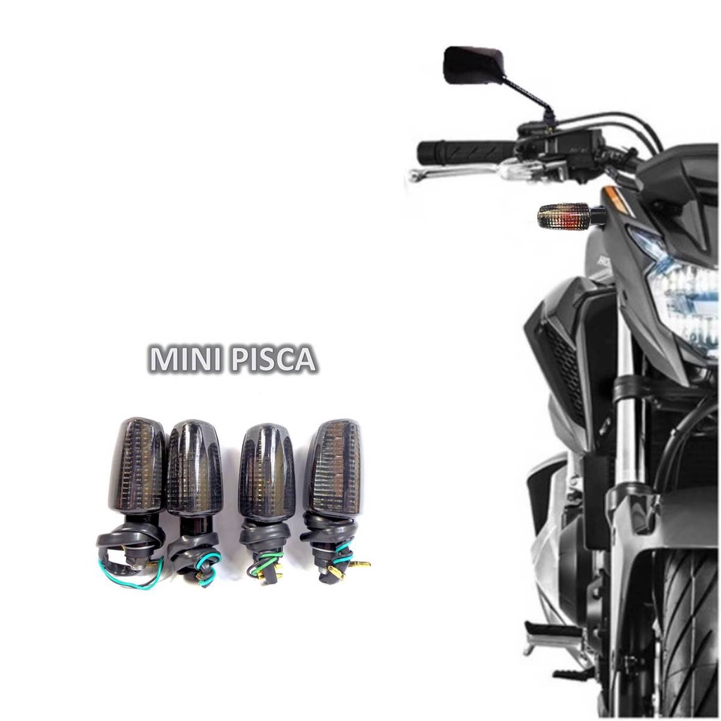 04 Piscas Seta Modelo Honda Mini Cg 150 Twister Cb 300 Cbx 250 Cb 500