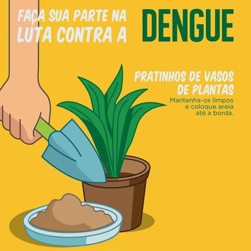 Areia De Vasos Para Prato Anti Larvas E Mosquitos Dengue Kg