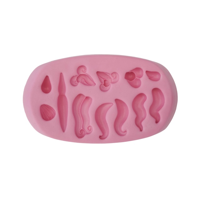 Molde De Silicone Para Biscuit Cabelinhos 1 Shopee Brasil