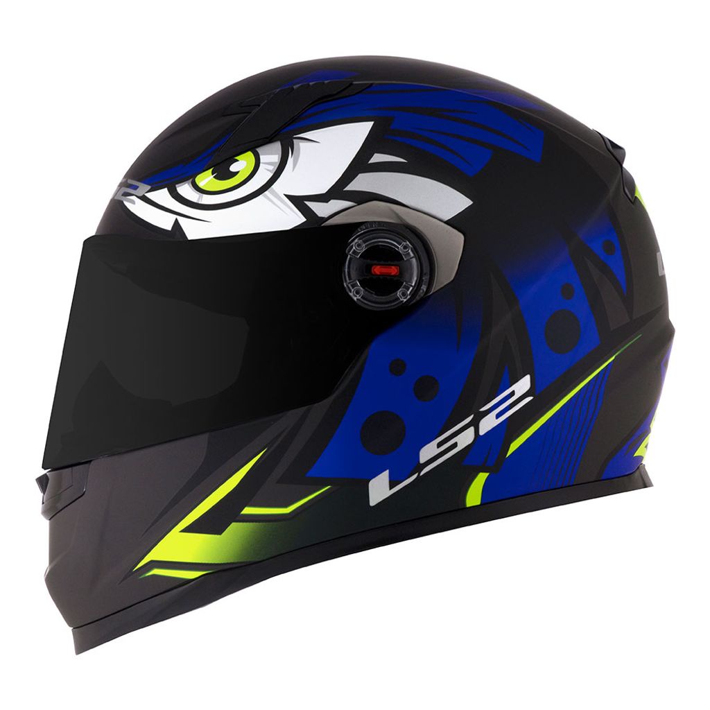 Capacete Ls2 Classic Tribal Azul Shopee Brasil