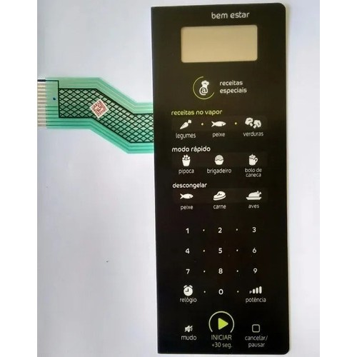 Membrana Teclado Forno Microondas Consul Cmk 38 Ab Shopee Brasil