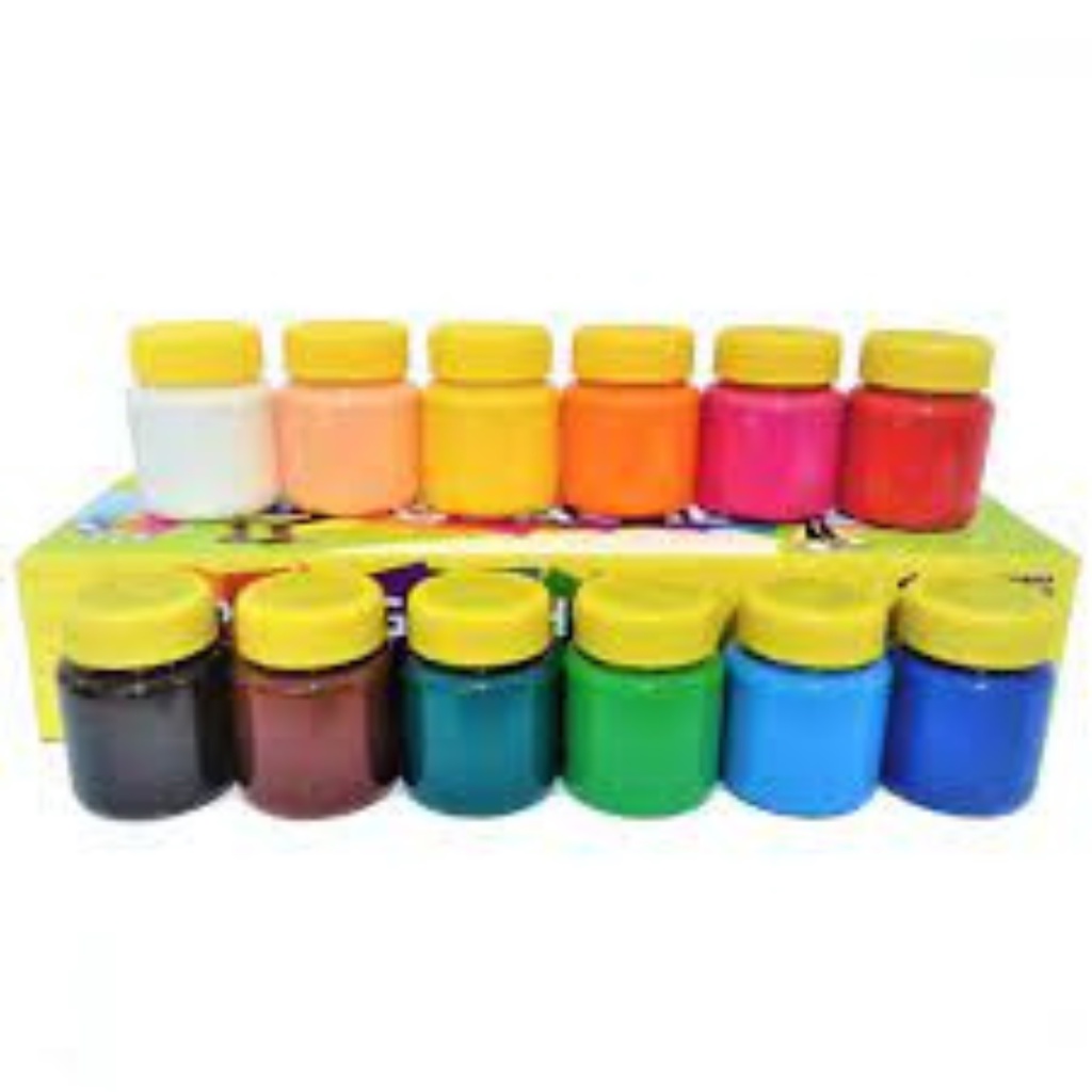 Tinta Guache 12 Cores Acrilex Shopee Brasil