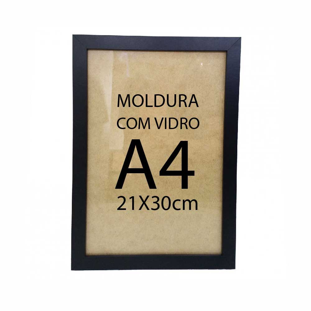 Moldura Para Quadro A X Cm Vidro Diploma Foto Certificado Hot Sex Picture