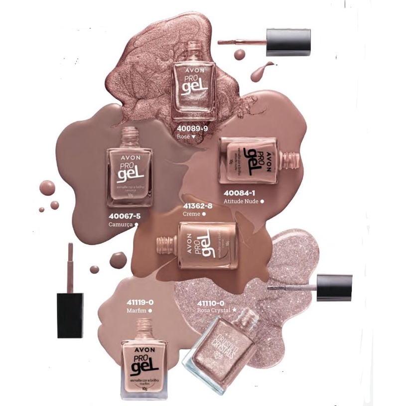 Pro Gel Esmalte Cor E Brilho Nude Shopee Brasil
