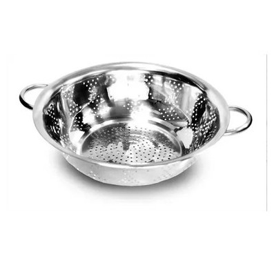 Escorredor De Macarrão Inox alça Multiuso Universal 24 ou 28 Cm