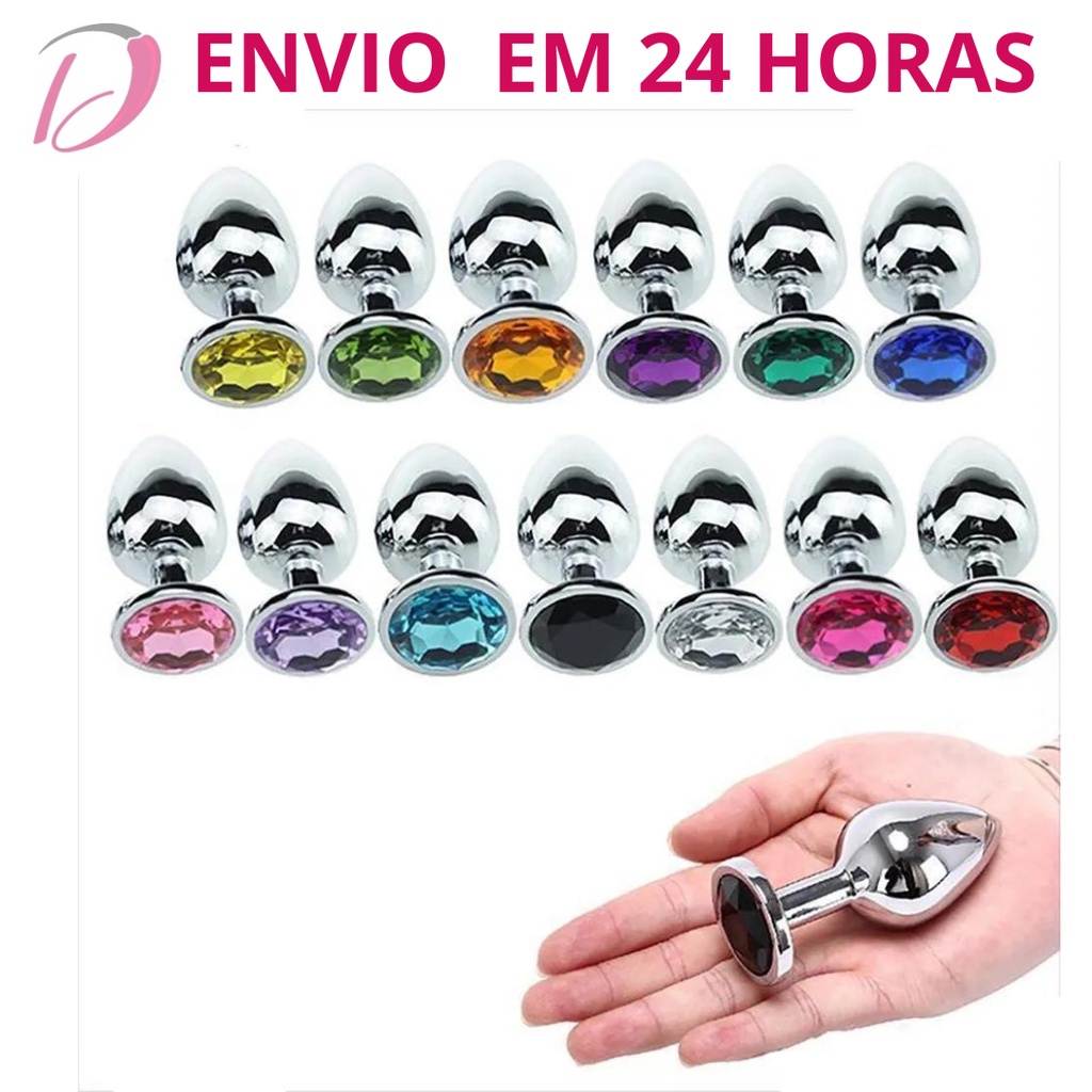 Plug Anal E Vaginal Aço Inox Masturbador Masculino Feminino Escolha