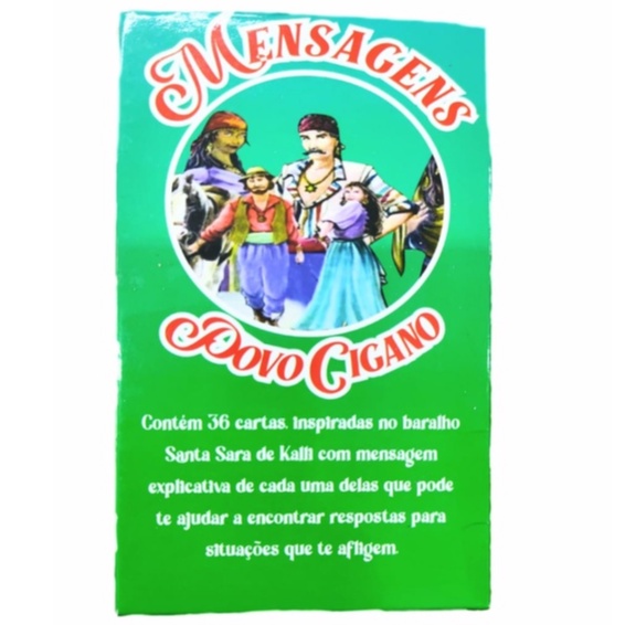 Baralho Mensagens Povo Cigano Cartas Explicativas Shopee Brasil