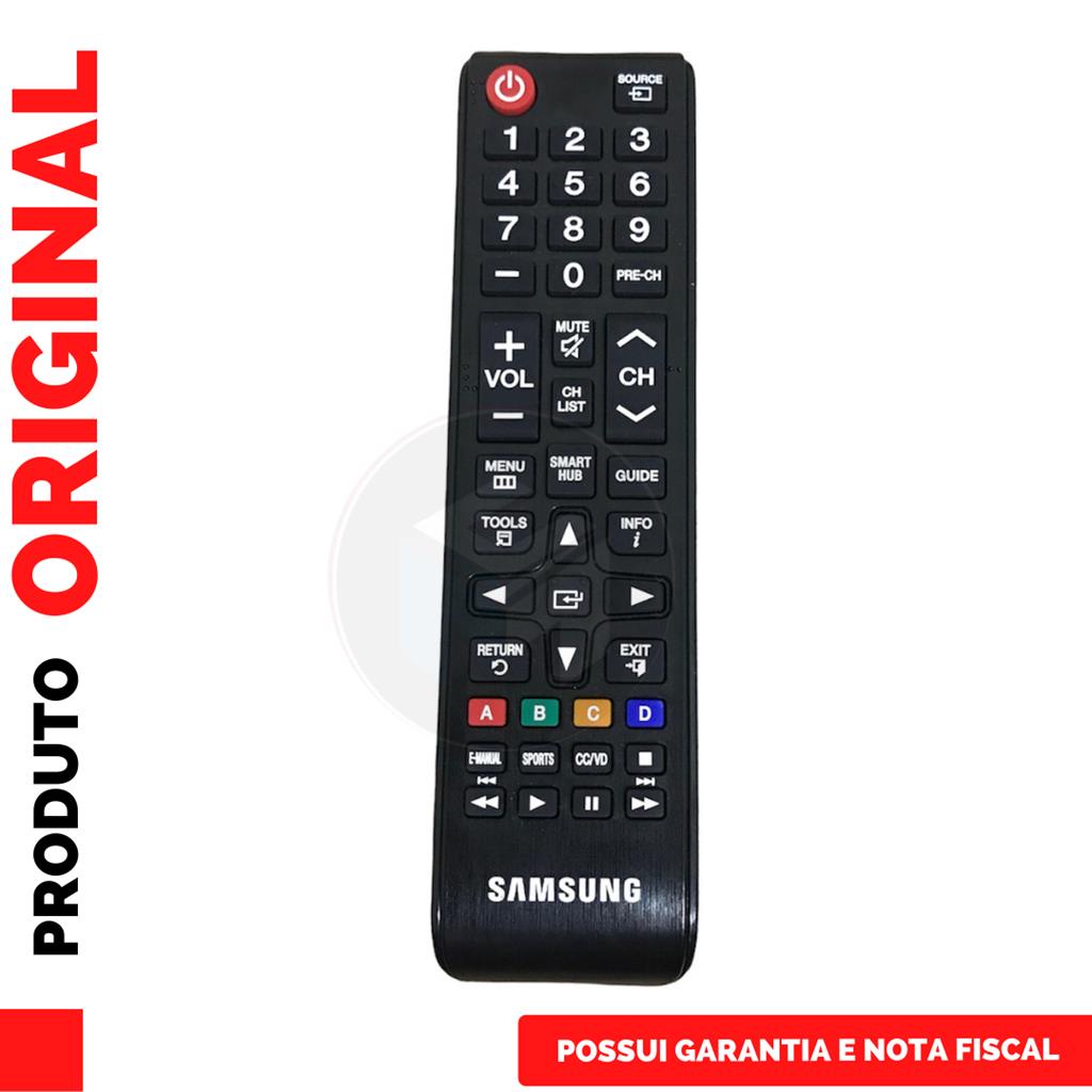 Controle Remoto Tv Samsung Smart Hub Original Bn98 06046a Shopee Brasil