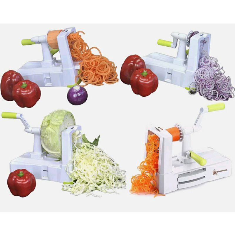 Spiralizer 7 Laminas Fatiador E Cortador De Legumes Shopee Brasil