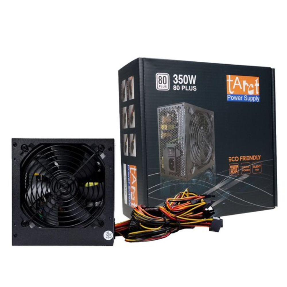 Fonte Gamer Tarct W Real Plus Atx Pfc Ativo Bivolt Fp Preta