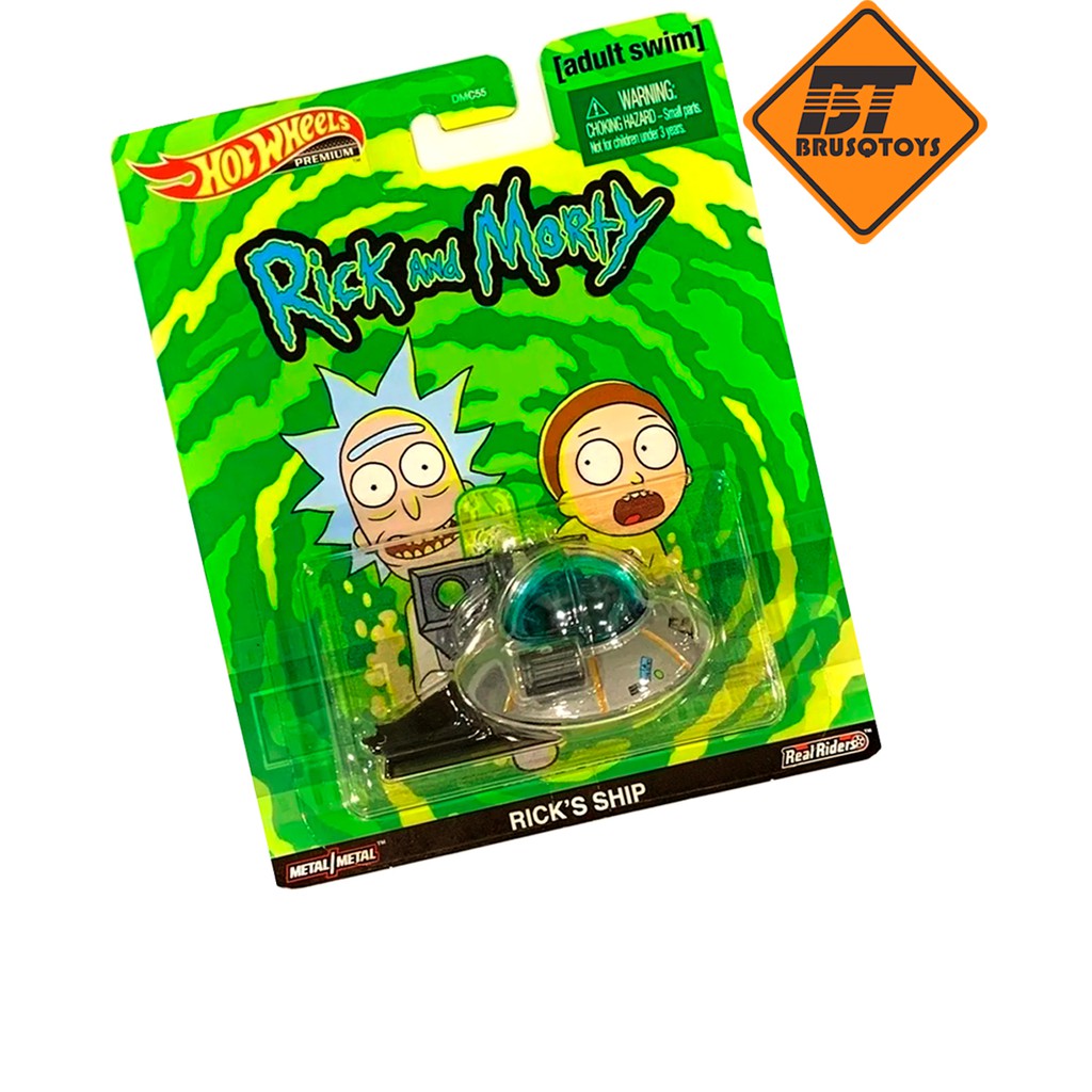 Hot Wheels Retro Ricks Ship Rick And Morty Lacrado Premium Shopee Brasil