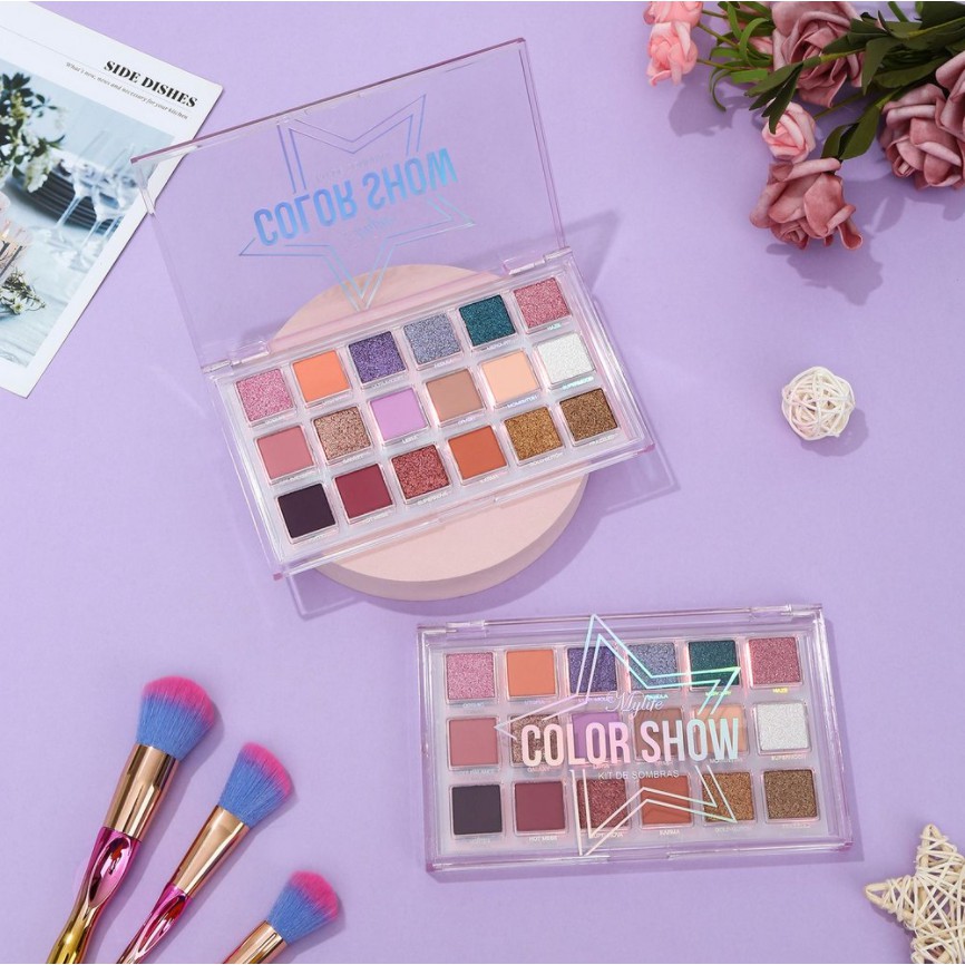 Paleta De Sombras Color Show Cores Mylife Cosm Ticos Shopee Brasil