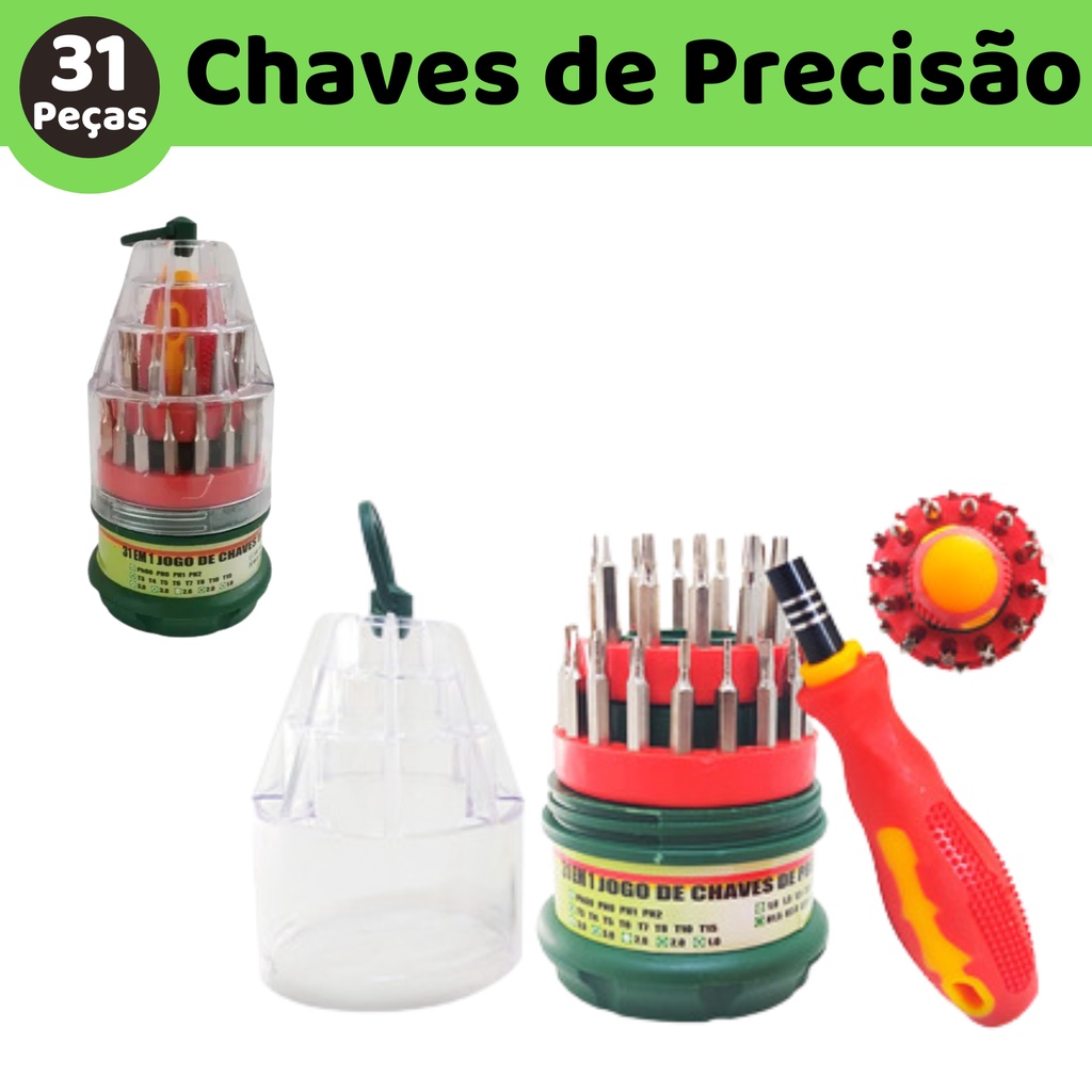 Jogo De Chaves Em Precis O Fenda Torx Alen Philips Y Shopee Brasil