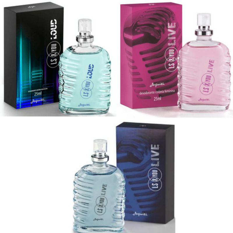 Perfume Masculino E Feminino Luan Santana Variedades Jequiti 25ml