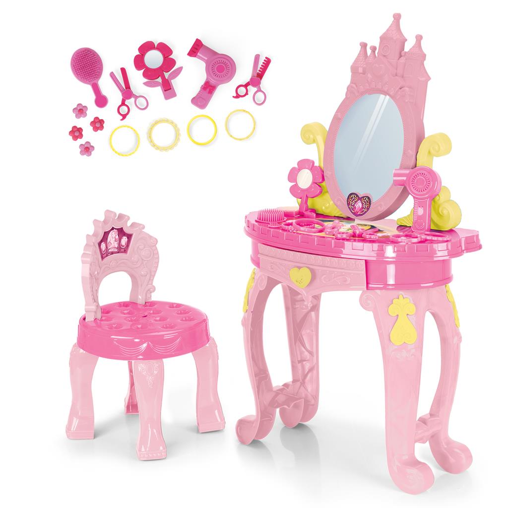 Penteadeira Infantil Menina Princesas Acessorios Rosa Shopee Brasil