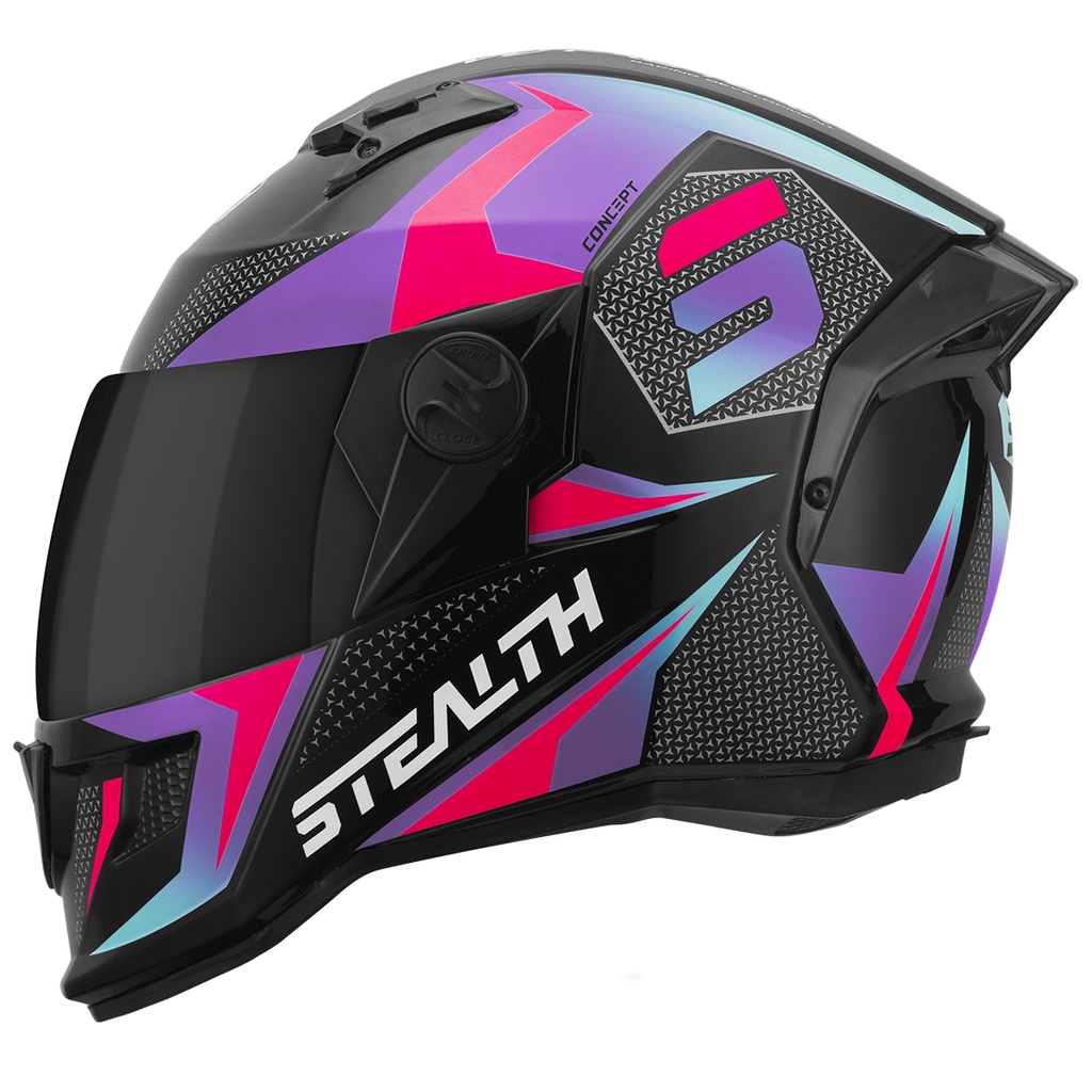 Capacete Moto Fechado Masculino Feminino Pro Tork Stealth Concept