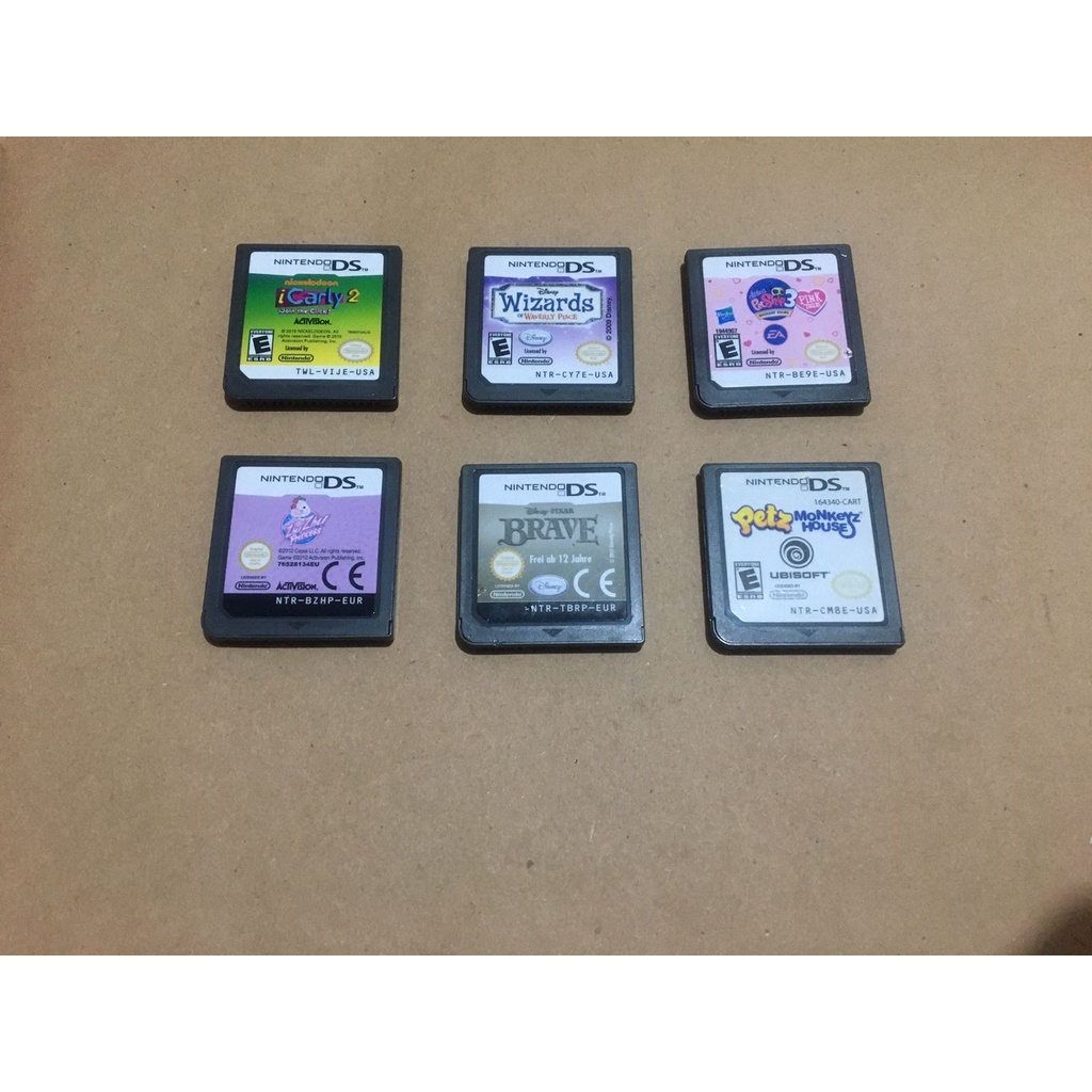 Lote De Jogos Infantis Originais Para Nintendo DS E DSi Shopee Brasil