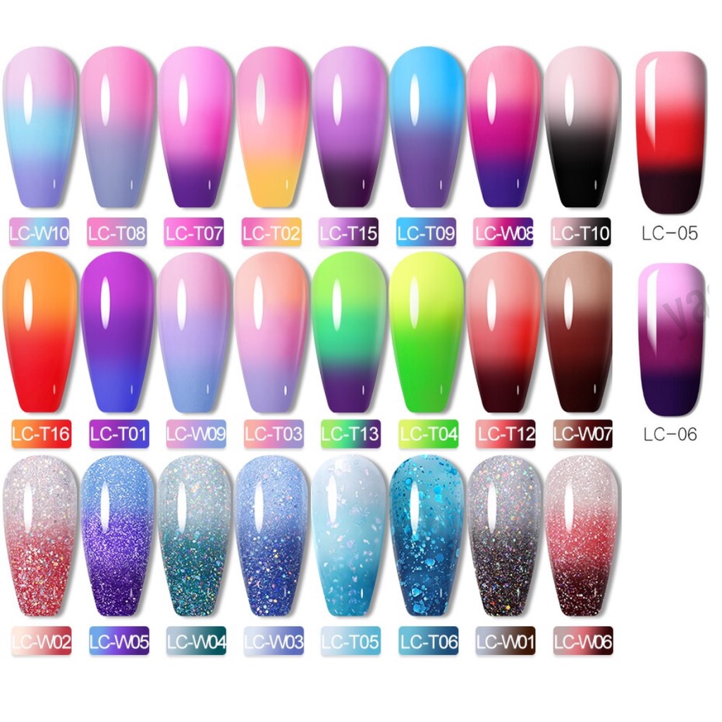 Esmalte Em Gel T Rmico Lilycute Lily Termico Muda De Cor Shopee Brasil