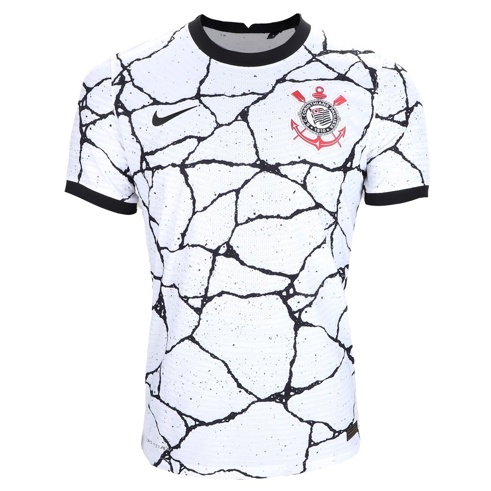 Camisa Camiseta De Time CORINTHIAS Branca Rajada Shopee Brasil